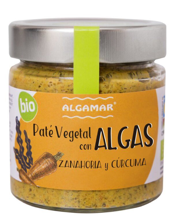 Paté vegetal con algas y zanahoria